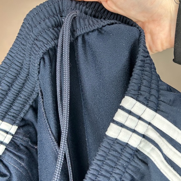 Adidas Navy Blue Athletic Pants Sz M - Picture 5 of 6